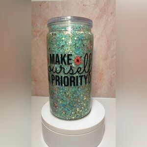 snowglobe cup (acrylic)